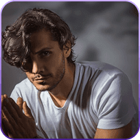 Man with dark hair